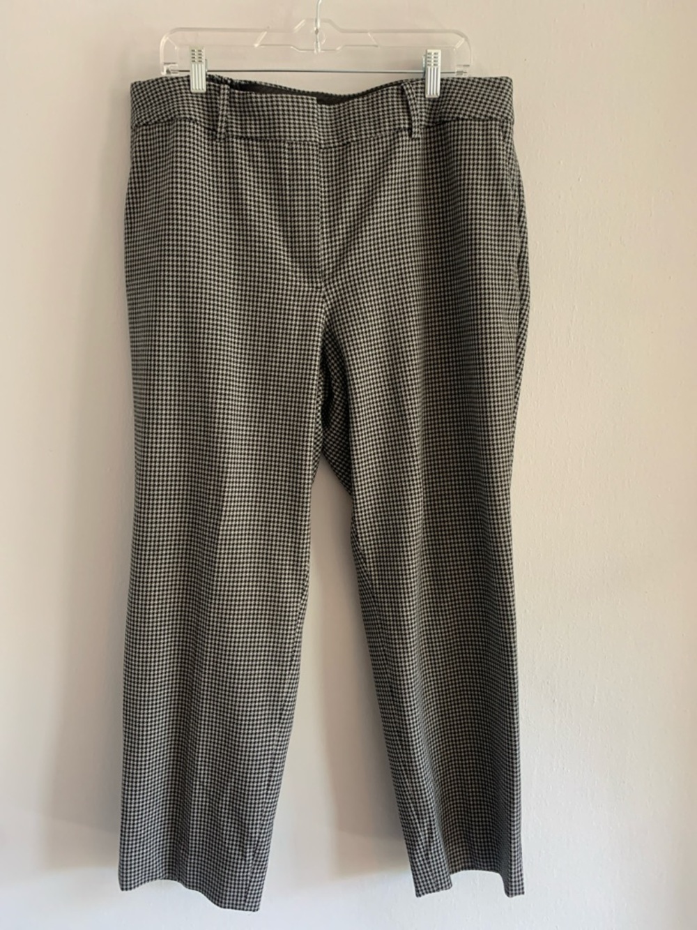 TALBOTS Black and White Houndstooth Skirt